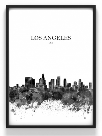 Poster - Los Angeles 30 x 40 cm