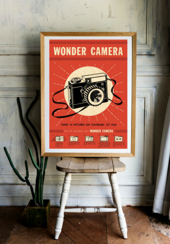 Poster - Vintage Kamera