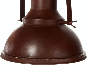 Fabrikslampa vintage - Antik brun