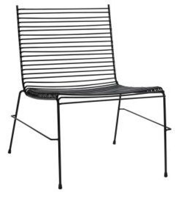 String Lounge Chair Black i gruppen MBLER / Sittmbler / Ftljer hos Reforma (141502)