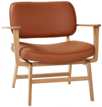 Haze Lounge Chair Brown